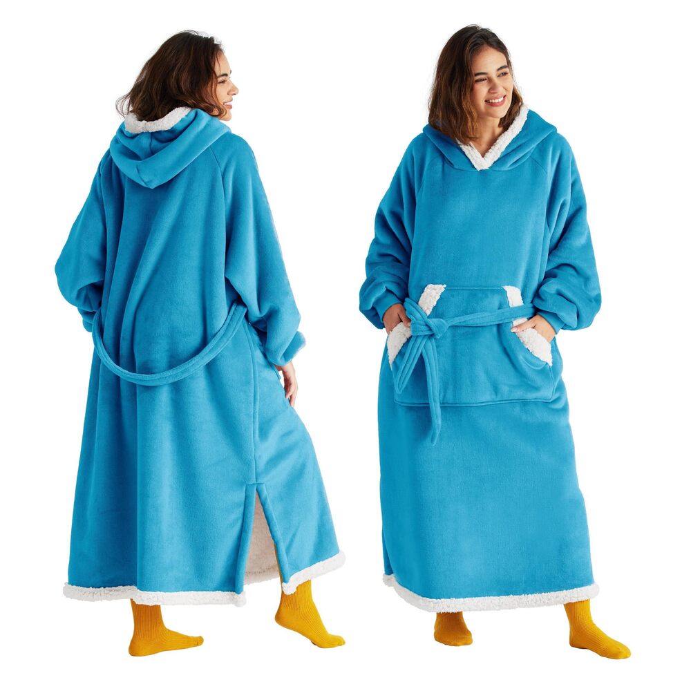 9158 Wearable Blanket Hoodie, Long Hooded Blanket Sweatshirt as Birthday
